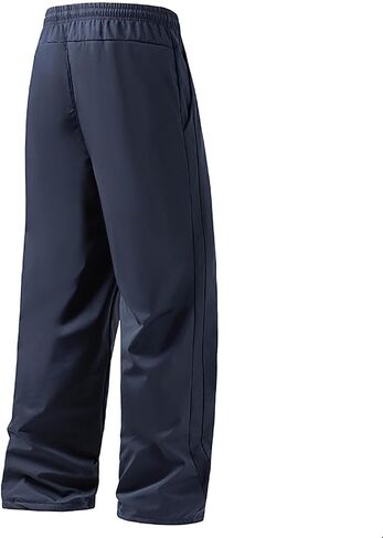 Mens Fleece Lined Winter Pants Loose Fit Warm Athletic Joggers with Pockets Workout Lightweight Running Sweatpants in Saudi Arabia