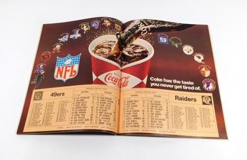 1968 Oakland Raiders at San Francisco 49ers NFL Football Program 9-1-68 - NFL Programs in Saudi Arabia