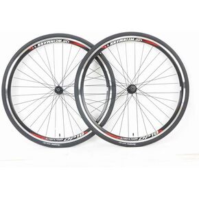 700c Weinmann DP18 Road Bike Bicycle Wheels 700 x 28c Dynamic Sport Tires and Tube Package Pair WheelSet in Saudi Arabia