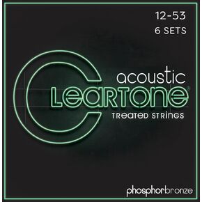 أوتار جيتار صوتي من كليرتون فوسفور برونزية (6 عبوات) (7412-6) in Kuwait