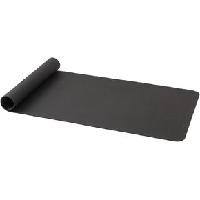 سجادة جهاز مشي للصالة الرياضية المنزلية - وسادة مشي عالية الكثافة لمعدات المشي على شكل جهاز مشي، مناسبة لسجاد الأرضية، بسمك 86.6 بوصة × 40 بوصة، بسمك 5 مم، أسود in Kuwait