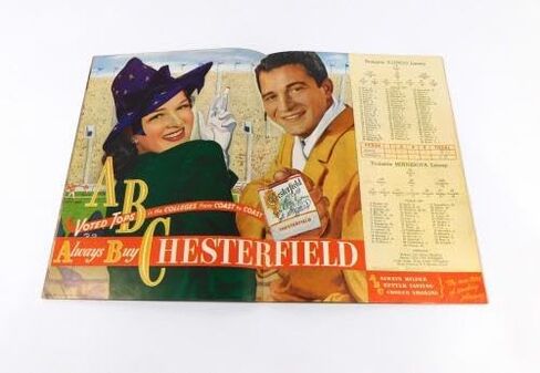 1947 Minnesota at Illinois College Football Program 10-18-47 - NFL Programs in Saudi Arabia