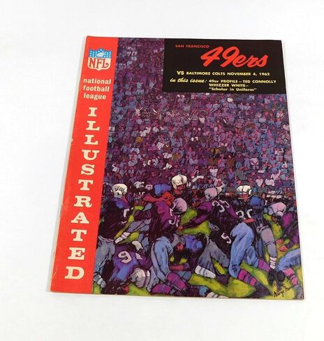 1962 Baltimore Colts at San Francisco 49ers NFL Football Program 11-4-62 - NFL Programs in Saudi Arabia