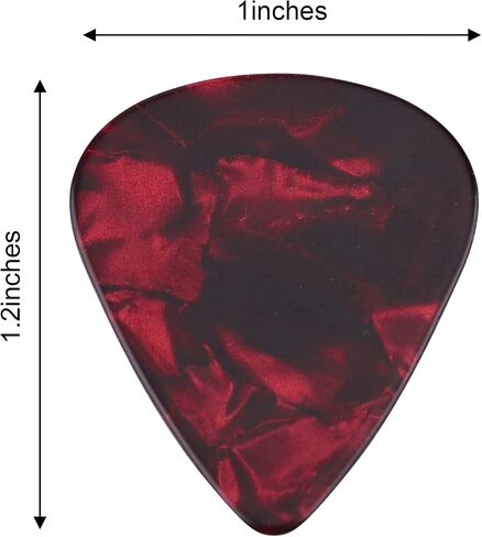 30 Pack Guitar Picks Plectrums, Includes Thin Medium Heavy Thickness, Colorful Celluloid Plectrums for Bass Electric Acoustic Guitars Ukulele in Saudi Arabia