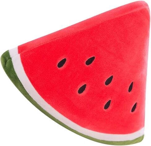 LOGOFUN Plush Watermelon Cushion Watermelon Shaped Throw Pillow Syuffed Fruit Seat Cushion for Home Office Sofa Decorations in Saudi Arabia