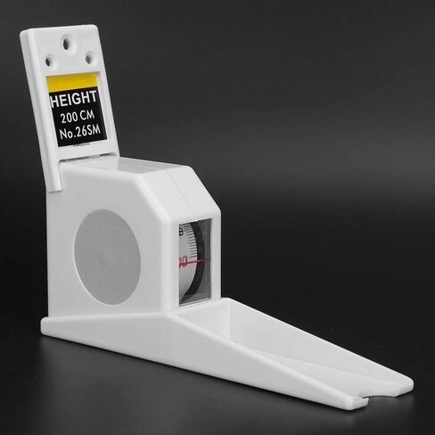 2m Height Stature Meter Retractable Measuring Tape Ruler Metal Measuring Tool(White) in Saudi Arabia