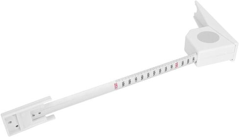 2m Height Stature Meter Retractable Measuring Tape Ruler Metal Measuring Tool(White) in Saudi Arabia