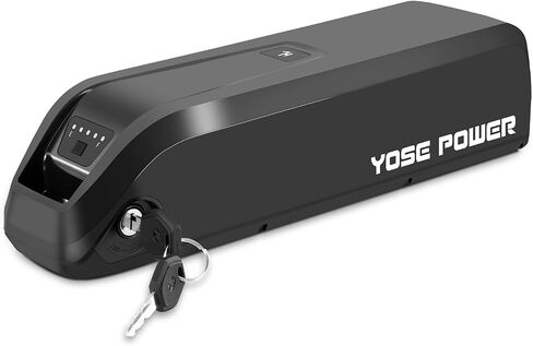 Yose Power 48V 13Ah Ebike Battery for 800W/ 750W/ 500W/ 350W/ 250W/ 100W Motor Electric Bicycle Battery Compatible with Heybike for Race max/Mars 2.0 with USB Port and Keys in Saudi Arabia