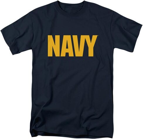 تي شيرت Popfunk Us Navy Logo للجنسين باللون الأزرق الداكن in Saudi Arabia