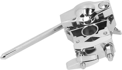 WALFRONT Portable Silver Zinc Alloy Tom Drum Bracket Tom Drum Rack Mount, 360° Rotatable Handle, Replace Old and Damaged Parts, Exquisite and Compact, Suitable for All Brackets, 360° in Saudi Arabia