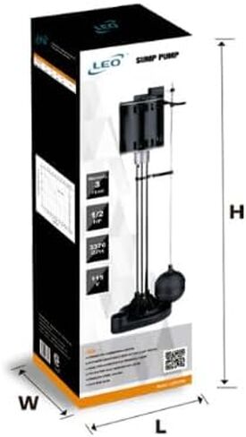 مضخة Leo Pump LHP-250P ذات القاعدة، حل متين وفعال ومتعدد الاستخدامات لإزالة المياه مع تفريغ 1-1/4 بوصة NPT in Saudi Arabia