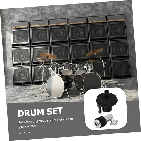 1 Set Jazz Drum Cymbal Stand Washers Felt Washers with Replacement Clutch for Enhanced Performance Compatible with Standard Cymbal Stands in Saudi Arabia