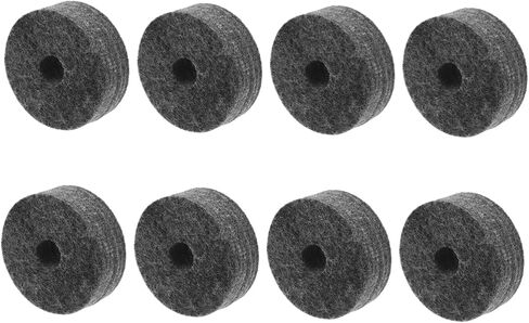 8pcs Drum Cymbal Felt Pads Set Non Slip Noise Reduction Accessories Easy Installation for All Drum Suitable for Practice Performance Fit Cymbal Replacement in Saudi Arabia
