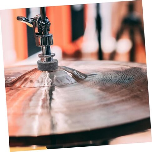 8pcs Drum Cymbal Felt Pads Set Non Slip Noise Reduction Accessories Easy Installation for All Drum Suitable for Practice Performance Fit Cymbal Replacement in Saudi Arabia