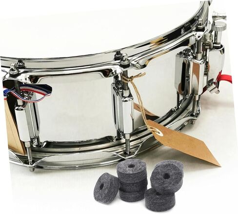 8pcs Drum Cymbal Felt Pads Set Non Slip Noise Reduction Accessories Easy Installation for All Drum Suitable for Practice Performance Fit Cymbal Replacement in Saudi Arabia