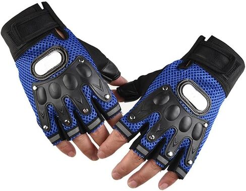 Half Finger Gloves Breathable Cycling Fitness Glove Non-Slip Shock-Absorbing Riding Sports Work Fingerless Gloves in Saudi Arabia