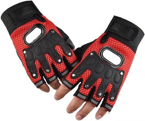 Half Finger Gloves Breathable Cycling Fitness Glove Non-Slip Shock-Absorbing Riding Sports Work Fingerless Gloves in Saudi Arabia