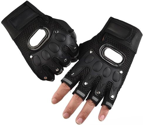Half Finger Gloves Breathable Cycling Fitness Glove Non-Slip Shock-Absorbing Riding Sports Work Fingerless Gloves in Saudi Arabia