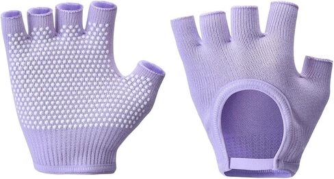Women Yoga Gloves Cotton Fitness Half Finger Gloves Breathable Outdoor Cycling Pilates Sports in Saudi Arabia