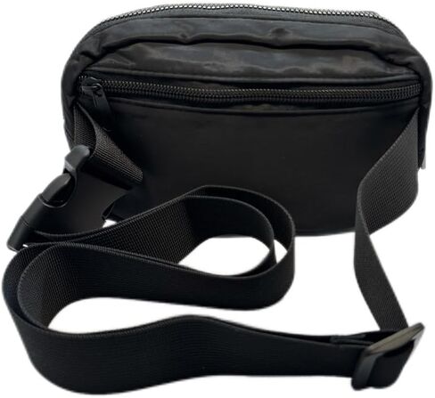 حقيبة خصر للنساء والرجال من Fanny Pack مع حزام حزام قابل للتعديل للسفر أو الاستخدام اليومي (أسود) in Saudi Arabia