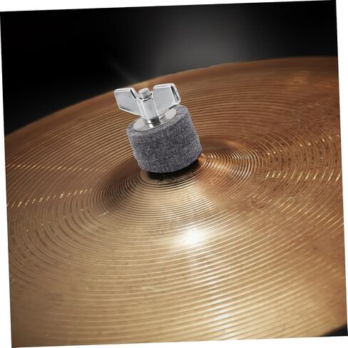 Cymbal Small Cymbal Holder Rack Drum Hat Stack Mount Holding Stand Accessory Cymbals Accessories for Cymbal Felts Stacker Support Cymbal Accessories Metal Silver in Saudi Arabia