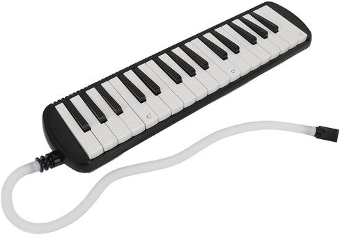 32 Key Melodica Instrument for Beginners, Durable Air Piano Keyboard Soprano Melodica with Mouthpieces Tube Sets Carrying Bag, Impact Resistance, Scratch Resistance (Blue) in Saudi Arabia