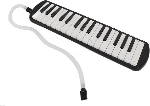 32 Key Melodica Instrument for Beginners, Durable Air Piano Keyboard Soprano Melodica with Mouthpieces Tube Sets Carrying Bag, Impact Resistance, Scratch Resistance (Blue) in Saudi Arabia