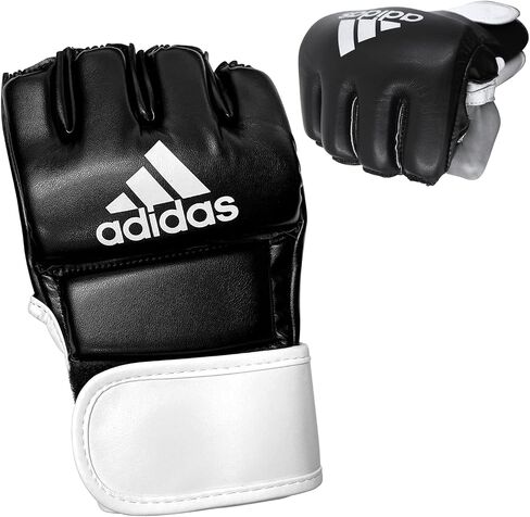 adidas MMA Grappling Hook & Loop MMA Training Gloves - for Men, Women, Unisex - Gloves with Open Palm for MMA, Boxing, Kickboxing, Training, & Fitness in Saudi Arabia