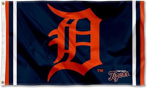 لافتة علم بحلقة معدنية بشعار WinCraft Detroit Tigers مقاس 3x5 قدم in Saudi Arabia