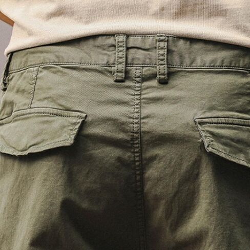 بنطال كاجوال من القطن للرجال من Cargo Joggers، بنطال رياضي فضفاض يسمح بالتهوية مع جيوب متعددة للاستخدام في الهواء الطلق in Saudi Arabia