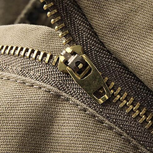 Men's Army Camo Cargo Pants Cotton Canvas Relaxed Fit Work Trousers Casual Outdoor Trousers with Multi-Pockets in Saudi Arabia