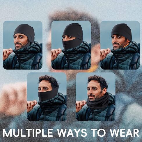 1 Pcs Warm Balaclava, Breathable and Lightweight, Full Coverage Fleece Winter Face Mask for Unisex in Saudi Arabia