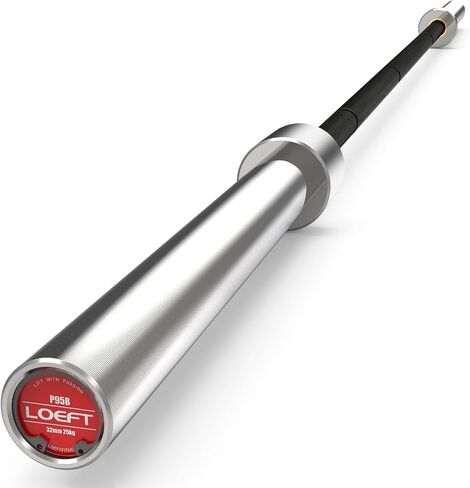 Professional Squat Barbell, 95in/ 8Ft Olympic Barbell for Powerlifting 32MM 55lb, Squat Bar for 2000 lbs Weight Capacity 205K PSI, Weight Bar Fit 2" Weights in Saudi Arabia