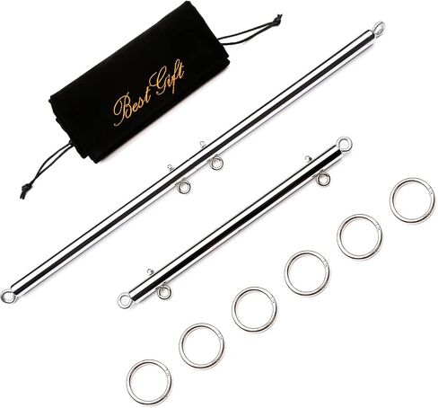 Adjustable 2 PCS 3 in 1 Spreader Bar Adjustable Straps Sports Aid Training Fitness Kit Workout Bar with Fur Flocking Storage Bag in Saudi Arabia