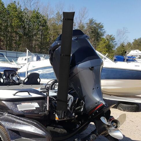 غطاء مرساة المياه الضحلة يناسب مرساة المياه الضحلة بطول 10 أقدام من Minn Kota Raptor - مقاوم للطقس، ومقاوم للأشعة فوق البنفسجية وحماية ضد الخدش لمرساة المياه الضحلة (أسود، 10 أقدام) in Kuwait
