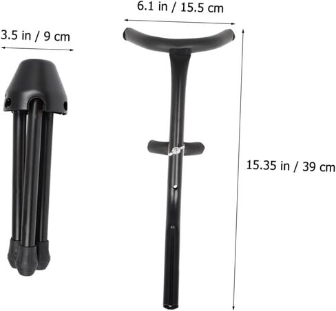 Durable Alto Saxophone Stand with Sponge Cushion Reliable Sax Bracket for Home Storage Music Rooms and Instrument Display Sturdy Black Sax Rack for Safe Protection in Saudi Arabia