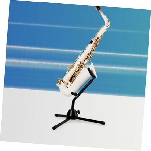 Folding Alto Saxophone Stand Portable Sax Holder Bracket for Home Music Room Performance Solid Sturdy Rack Space Saving Display in Saudi Arabia
