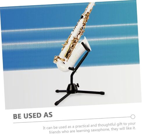 Folding Alto Saxophone Stand Portable Sax Holder Bracket for Home Music Room Performance Solid Sturdy Rack Space Saving Display in Saudi Arabia