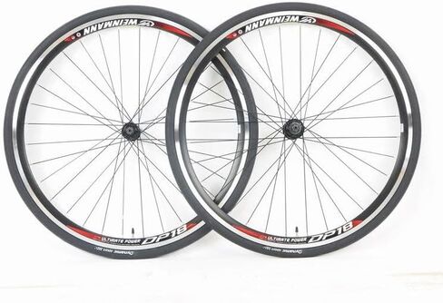 700c Weinmann DP18 Road Bike Bicycle Wheels 700 x 28c Dynamic Sport Tires and Tube Package Pair WheelSet in Saudi Arabia
