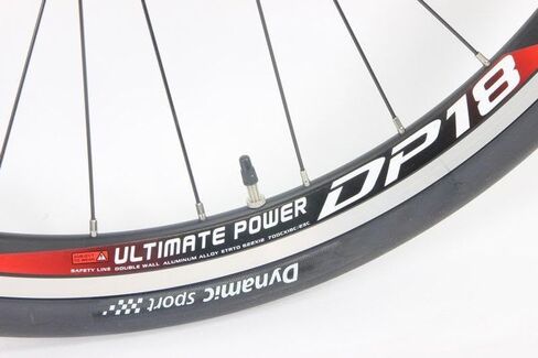 700c Weinmann DP18 Road Bike Bicycle Wheels 700 x 28c Dynamic Sport Tires and Tube Package Pair WheelSet in Saudi Arabia
