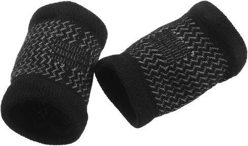Hemoton 1Pair Breathable Ankle Protector Sleeve Unisex Compression Support for Sports Yoga Skateboarding and Dance Cotton Padded Design for Men and Women Versatile Black Ankle Guard in Saudi Arabia