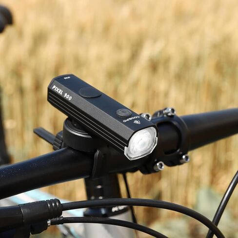 ضوء دراجة COOSPO Pixel 400/600/900 لومن، ضوء رأس دراجة قابل لإعادة الشحن من النوع C، مقاوم للماء 4 أوضاع، وقت تشغيل 24 ساعة لمصباح يدوي آمن، سهل التركيب لركوب الدراجات على الطرق الجبلية in Kuwait
