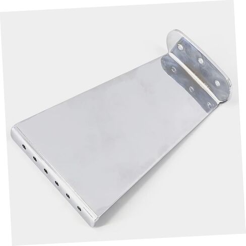 Generic 6 Strings Guitar Bridge Tailpiece for String Electric Jazz Guitars Stylish Replacement Part with Shiny Surface Durable Design for Enhanced Aesthetics and Performance in Saudi Arabia