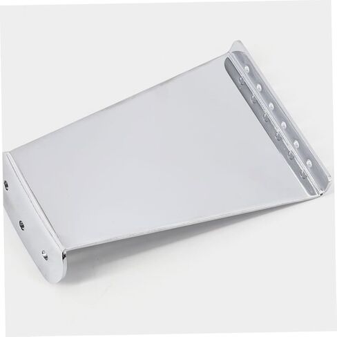 Generic 6 Strings Guitar Bridge Tailpiece for String Electric Jazz Guitars Stylish Replacement Part with Shiny Surface Durable Design for Enhanced Aesthetics and Performance in Saudi Arabia