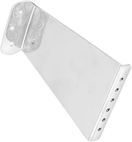 Generic 6 Strings Guitar Bridge Tailpiece for String Electric Jazz Guitars Stylish Replacement Part with Shiny Surface Durable Design for Enhanced Aesthetics and Performance in Saudi Arabia