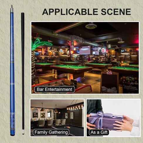 Professional Pool Cue Stick 58in with 13mm Tip Purple Carbon Fiber Pool Cue 19oz Pool Stick for Adults Bar Home in Saudi Arabia