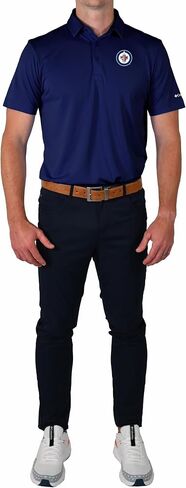 Columbia Winnipeg Jets Golf Men's Casual Lightweight Drive Polo in Saudi Arabia