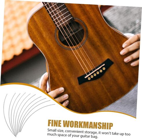 10pcs Guitar Fret Wires Classical Electric Guitars Sturdy Material Easy Install Fretboard Accessories in Saudi Arabia