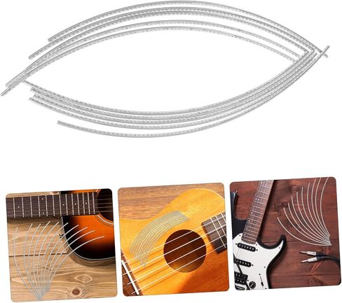 10pcs Guitar Fret Wires Classical Electric Guitars Sturdy Material Easy Install Fretboard Accessories in Saudi Arabia