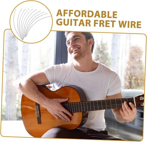 10pcs Guitar Fret Wires Classical Electric Guitars Sturdy Material Easy Install Fretboard Accessories in Saudi Arabia